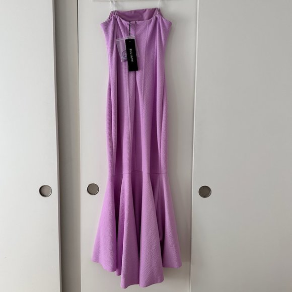 Lilac Midi Dress with Removable Straps - Picture 3 of 6